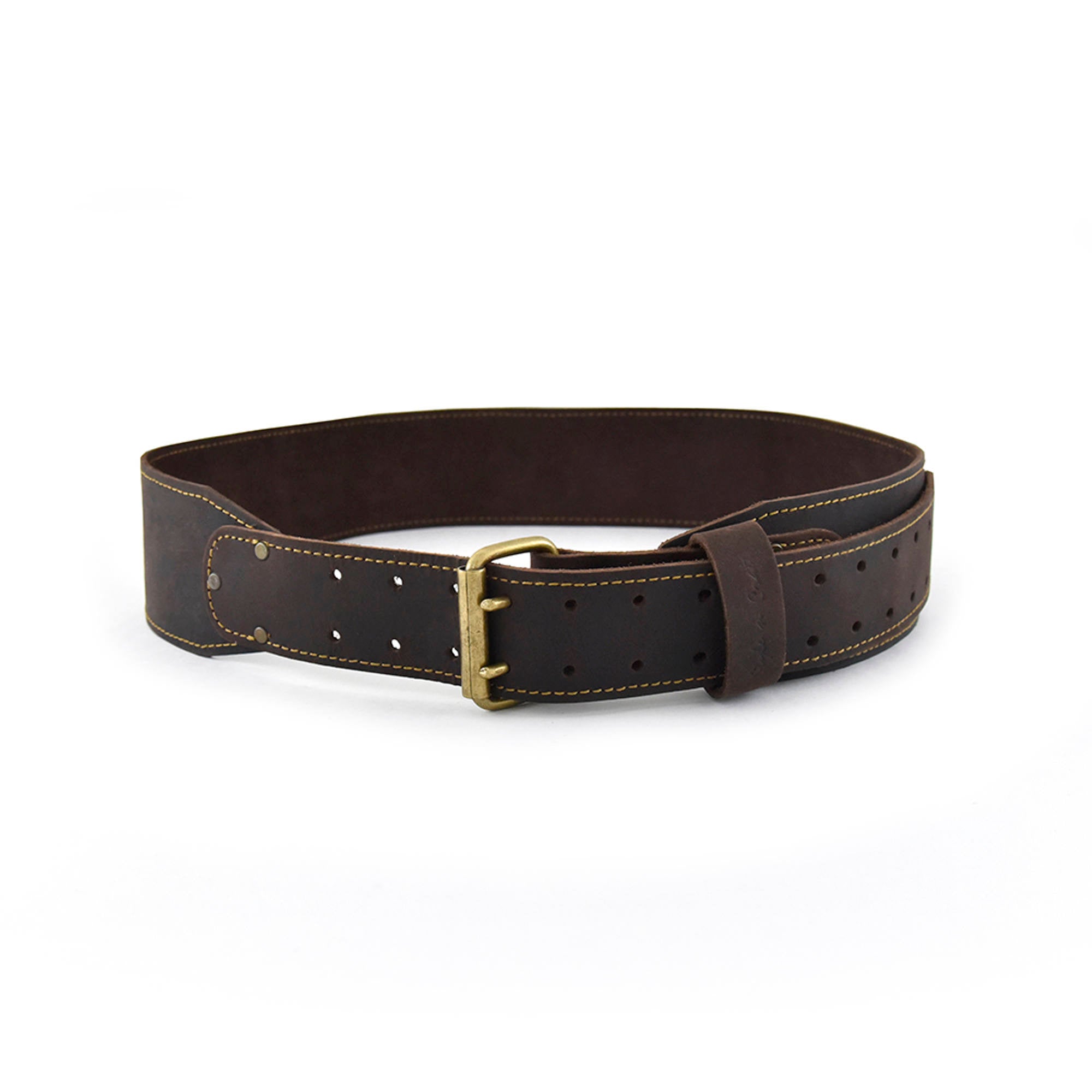 3 inch Wide Tapered Work Belt in Oiled Leather - Style N Craft - #74054