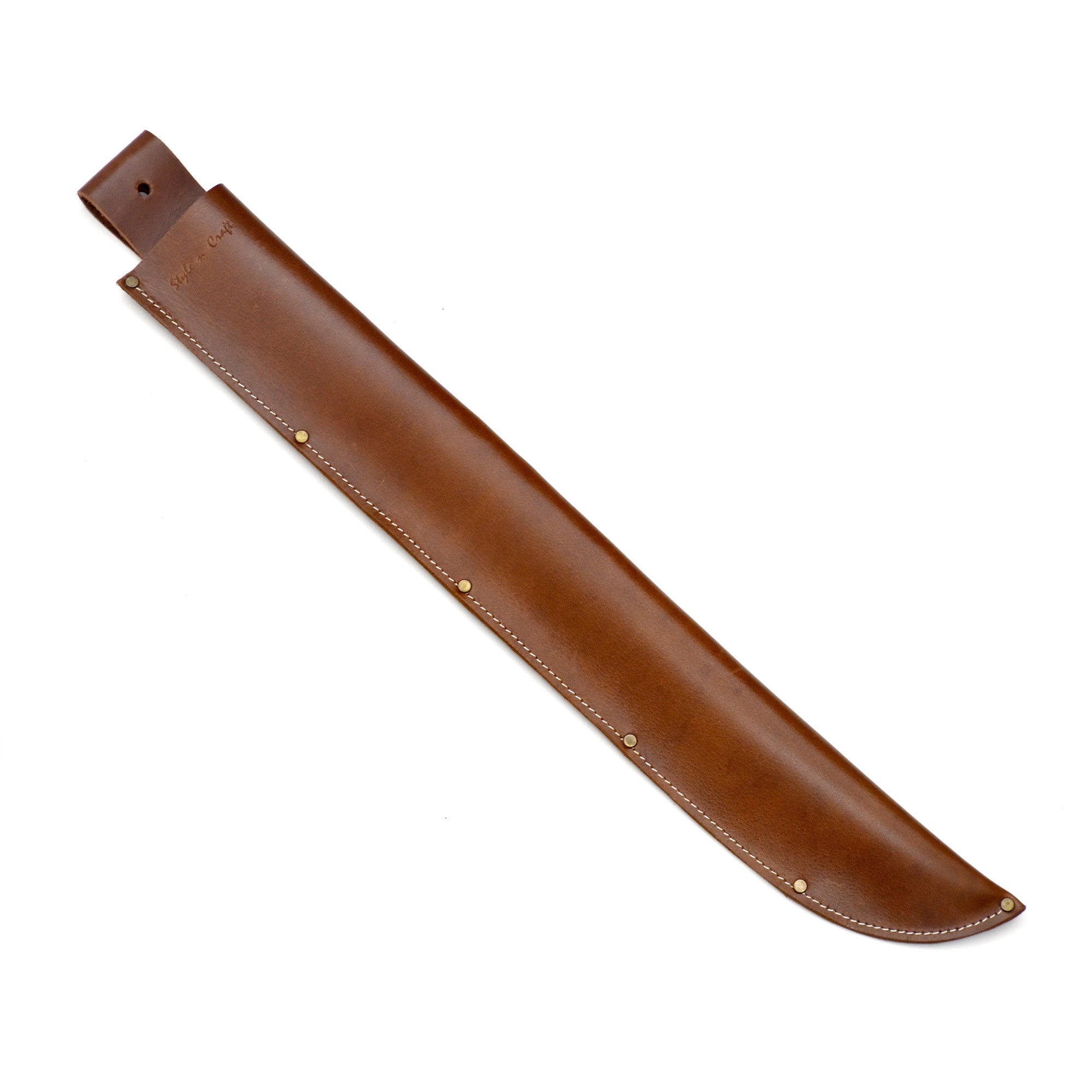 SMALL Machete Sheath Handmade for Machetes and Large Knives heavy THICK  Leather up to 13 Inch -  Australia
