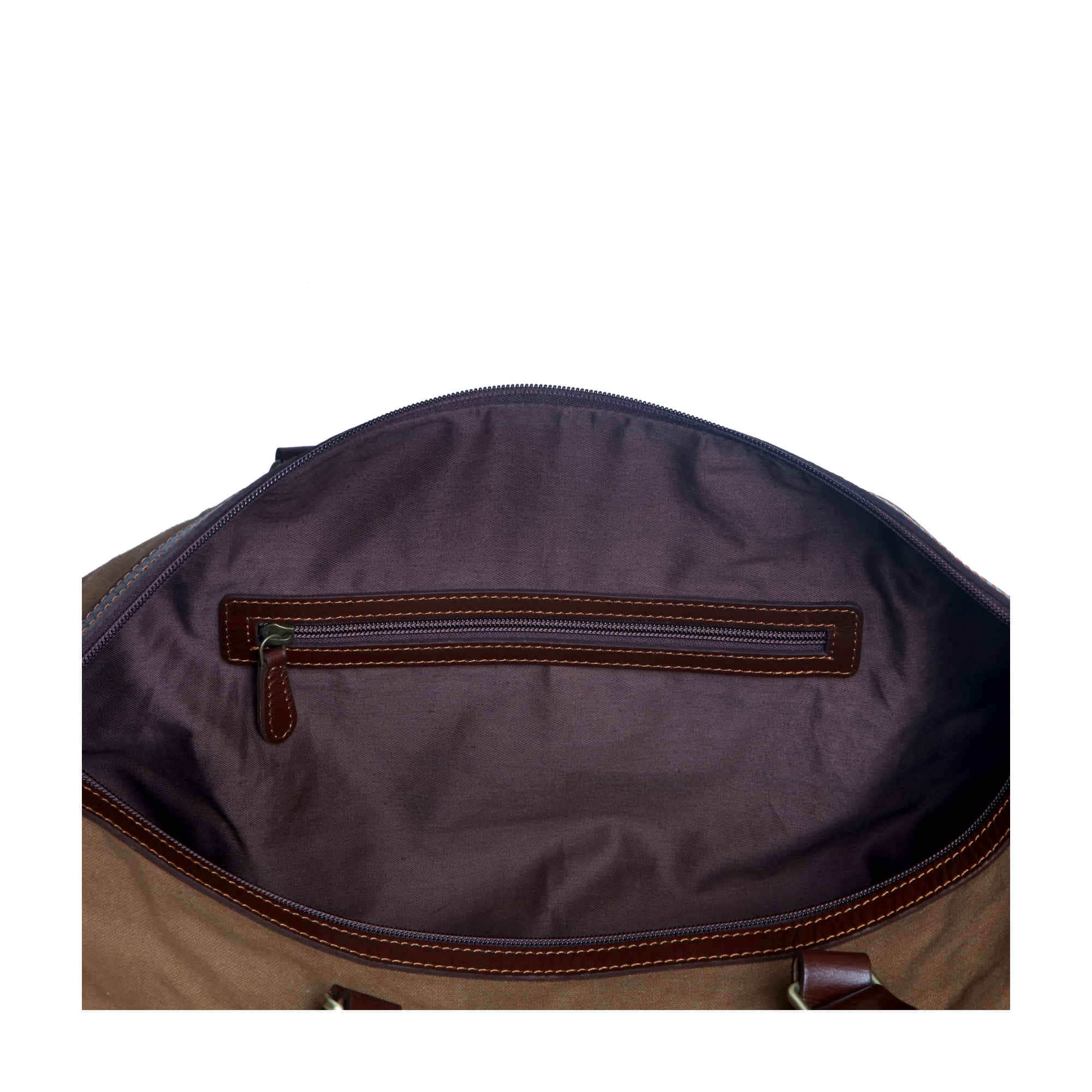 Canvas duffle best sale bag with zipper