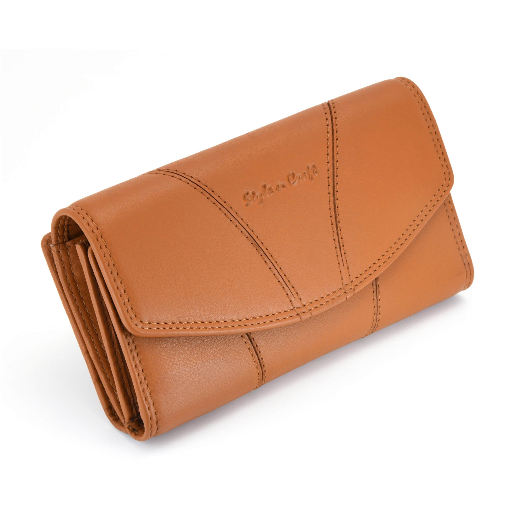 Womens best sale tan wallet