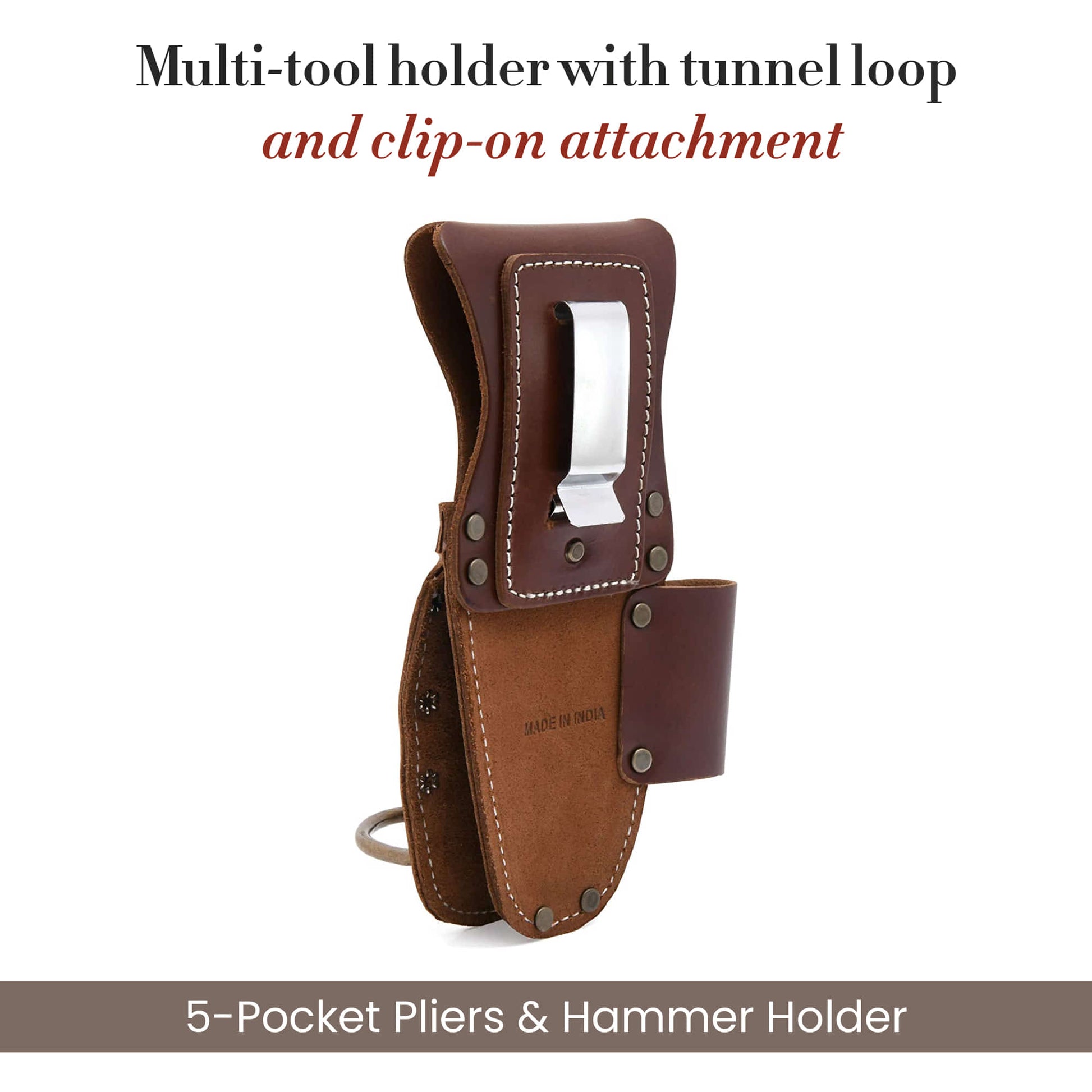  MLTOOLS Leather Holster for Large Pliers Screwdrivers – Made in  USA – 100% Fine Grain Leather – Nifty Pouch Holder Tool Organizer PW4005 (1  Pack) : Tools & Home Improvement