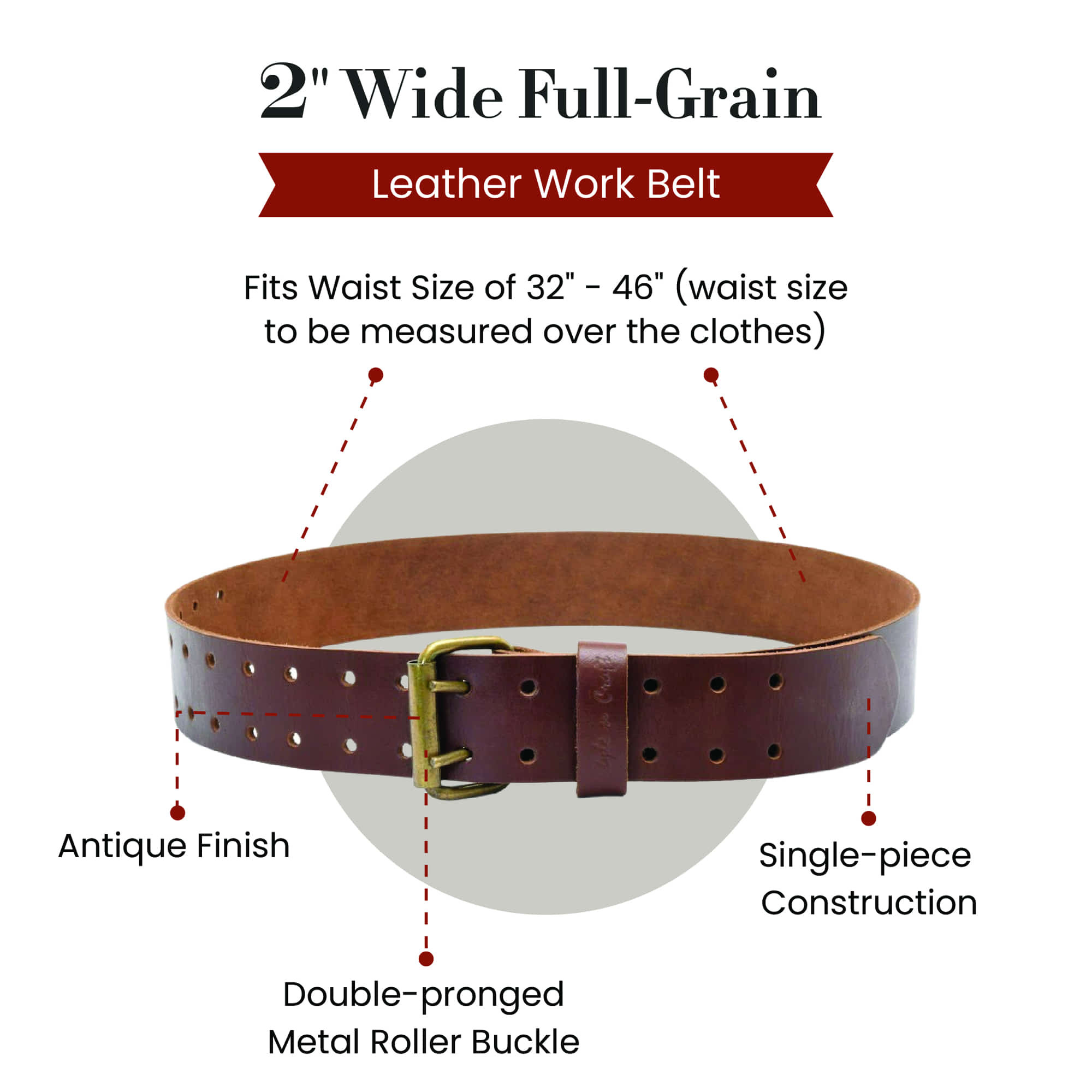 Wide 2025 tan belt